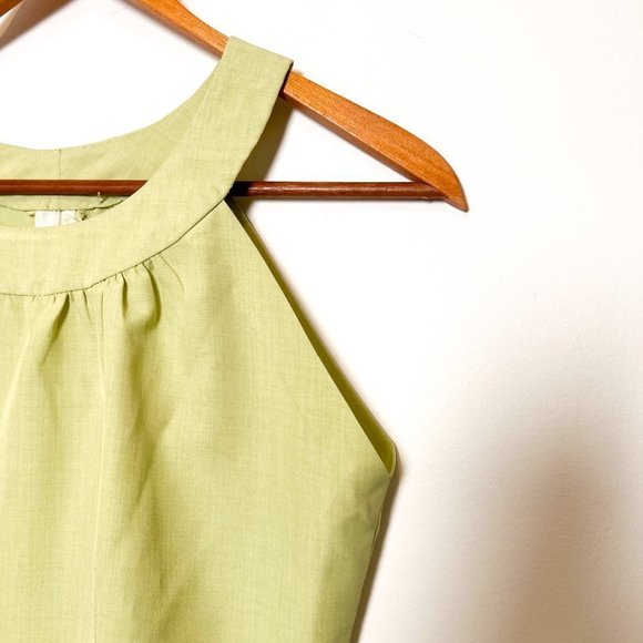 Vintage 70s Style Green Halter Summer Top Blouse - Picture 2 of 5